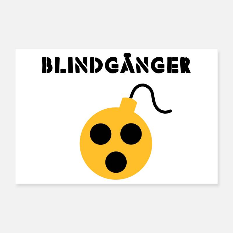 Blindgänger Poster 30x20 cm