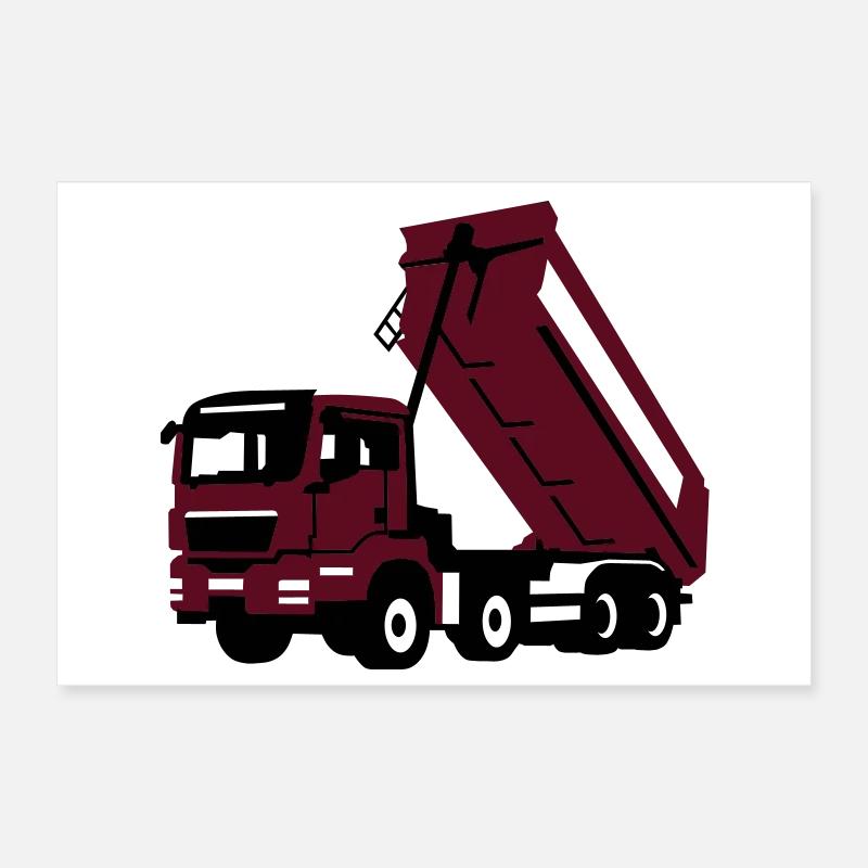 lkw_4 Poster 12" x 8" (30x20 cm)