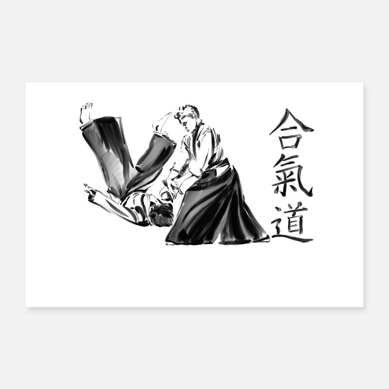 aikido Poster 30x20 cm
