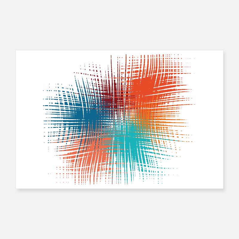 Explosion der Farben Poster 30x20 cm
