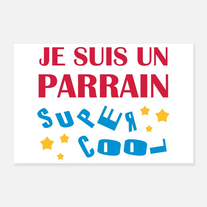 Oncle / Parrain / Tonton / Naissance / Bébé Poster 30 x 20 cm