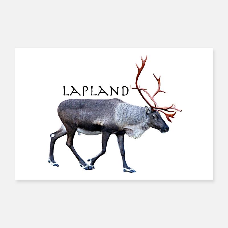 Lapland Poster 12" x 8" (30x20 cm)