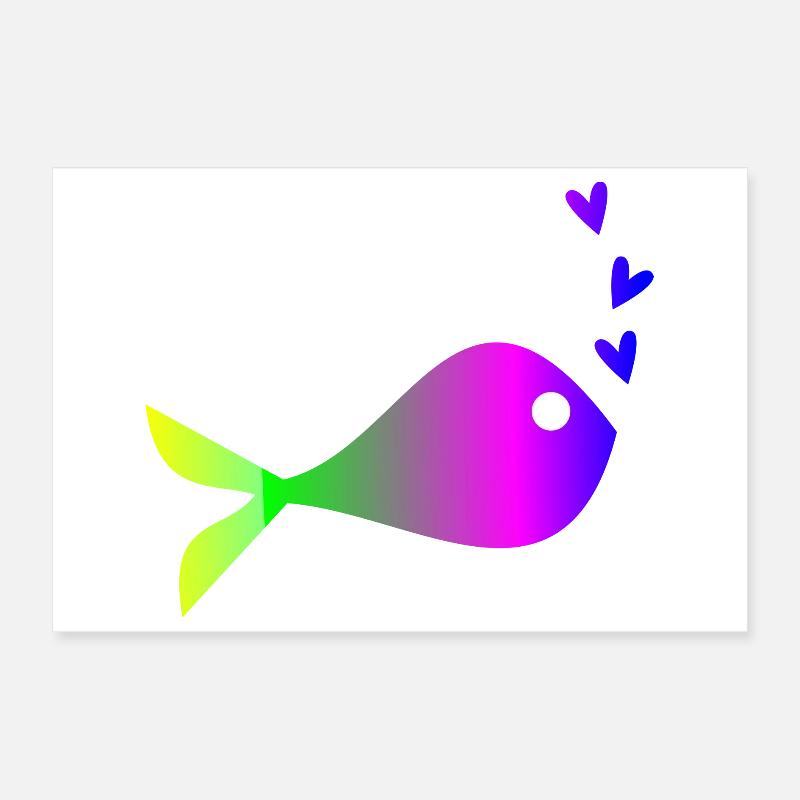 SARDINE. FISH. APRIL FOOL. EASTER. SEA Poster 12" x 8" (30x20 cm)