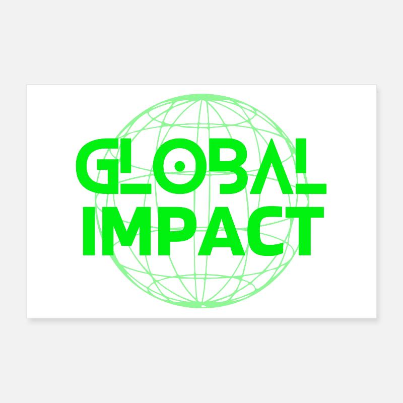 mère nature, planète terre, Global impaci Poster 30 x 20 cm