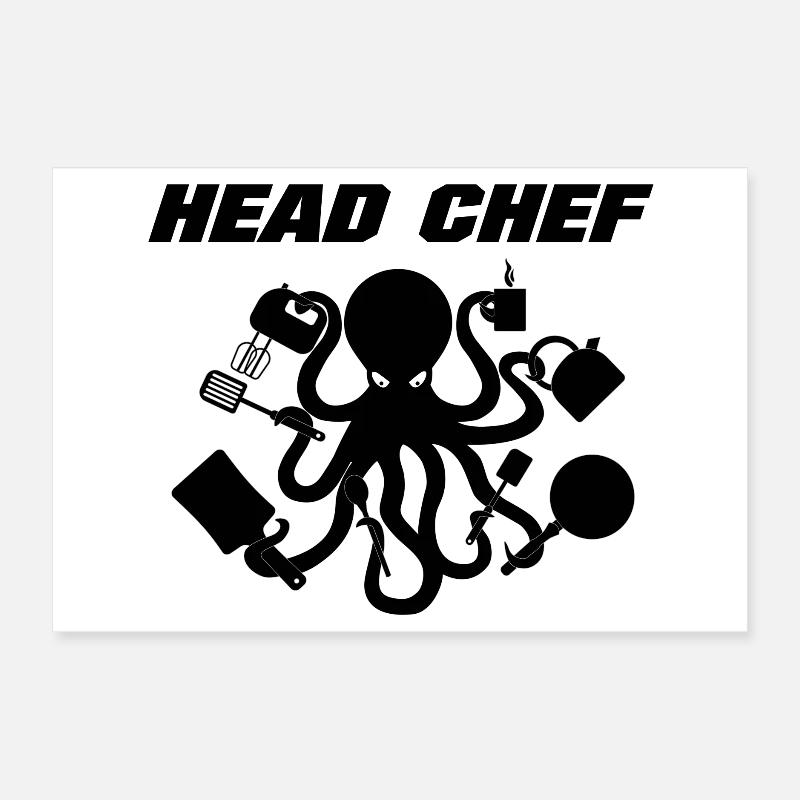 Head Chef Poster 30x20 cm