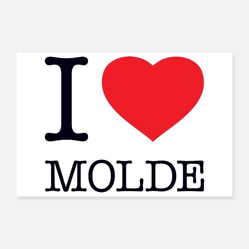 I LOVE MOLDE Poster 30x20 cm