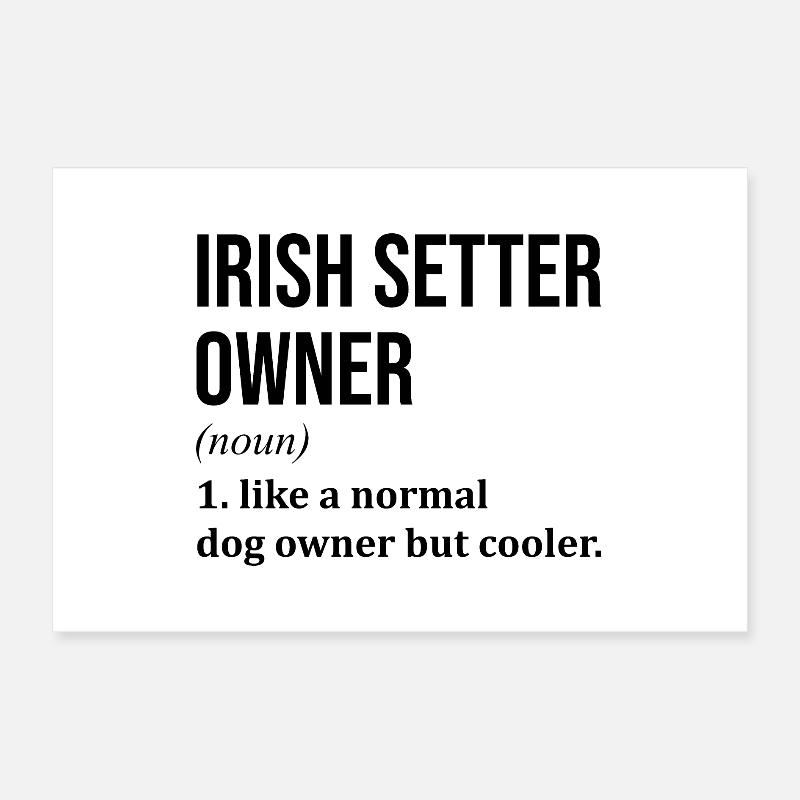 Irischer Setter Poster 30x20 cm
