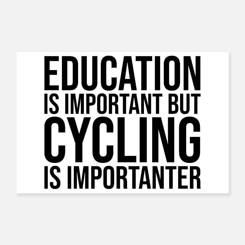 cykling Poster 30x20 cm