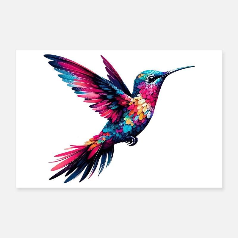 Kolibri Poster 30x20 cm