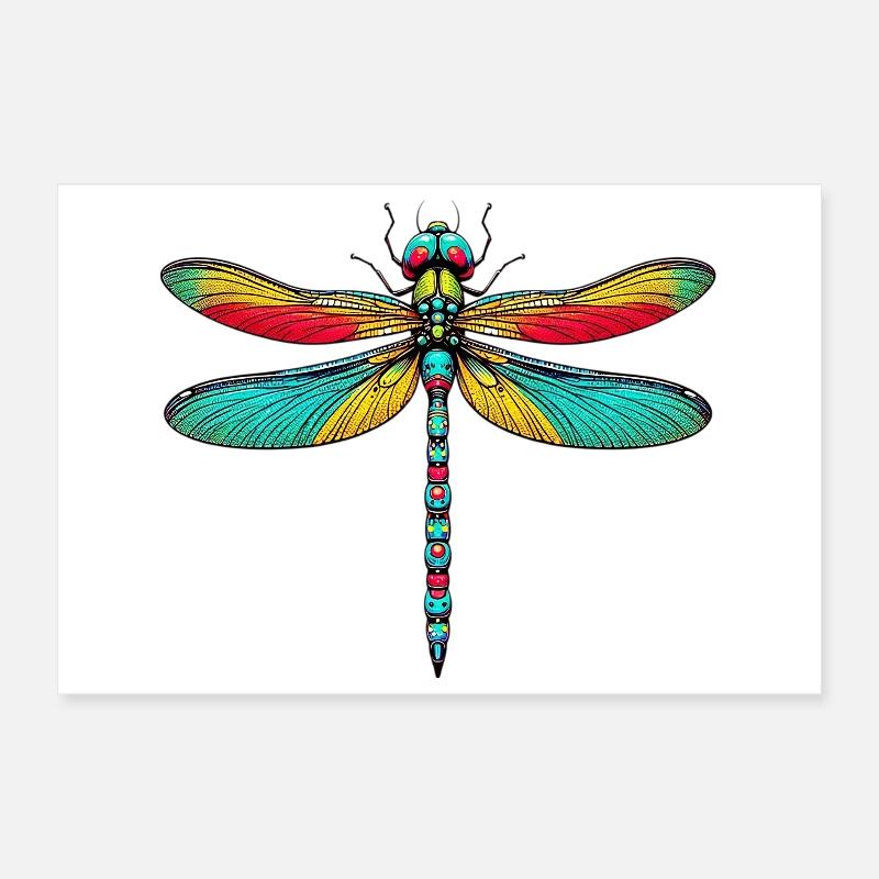 Libellule Poster 30 x 20 cm