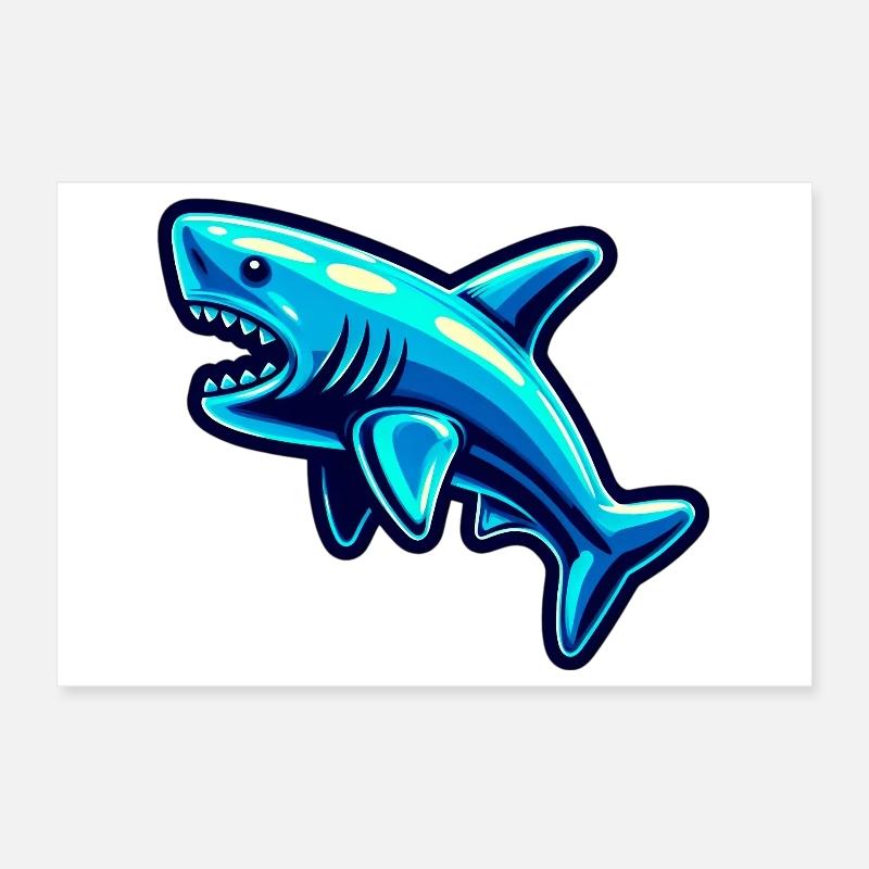 Requin Poster 30 x 20 cm