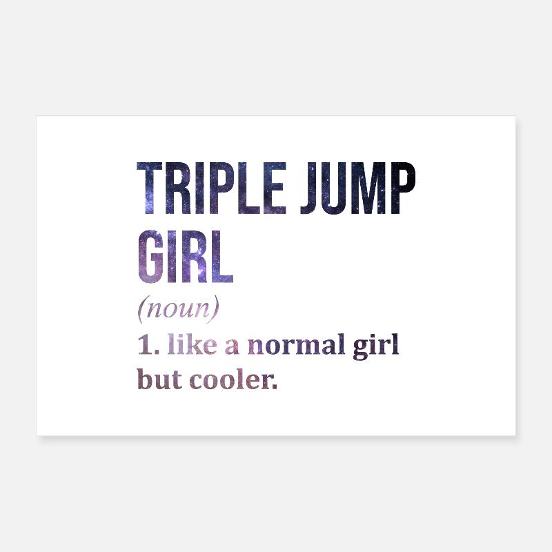 Dreisprung Poster 30x20 cm