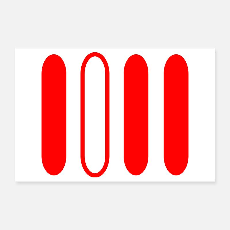 rouge 4 Poster 30 x 20 cm