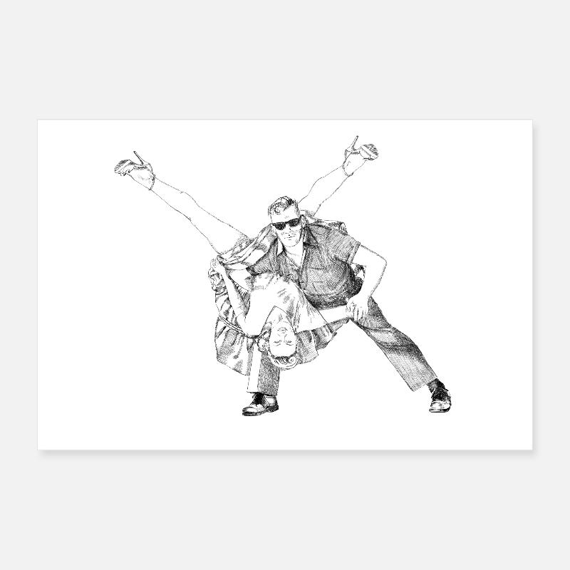 Rock-n-Roll Poster 30 x 20 cm