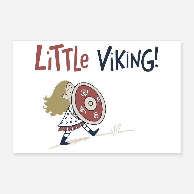 Petit Viking Aventure Poster 30 x 20 cm