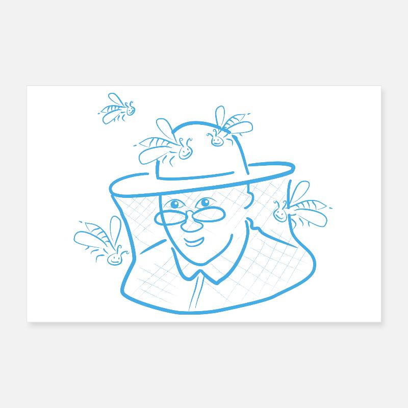 Apiculteur Poster 30 x 20 cm