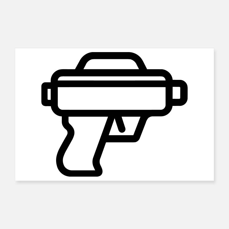 pistolet à eau Poster 30 x 20 cm