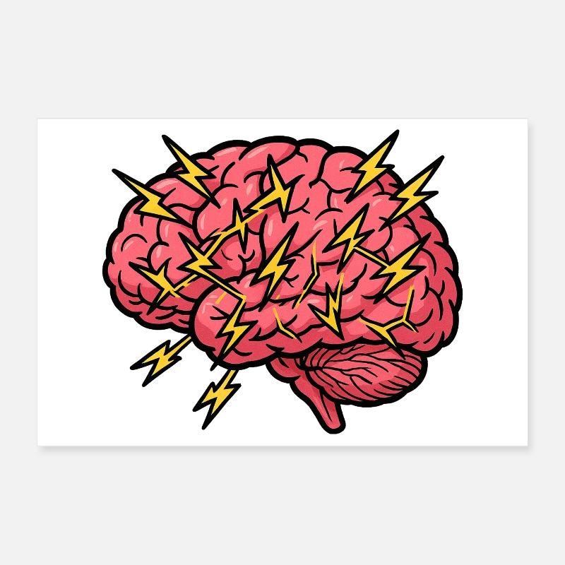 Blitzbrain Pop Art Poster 30 x 20 cm