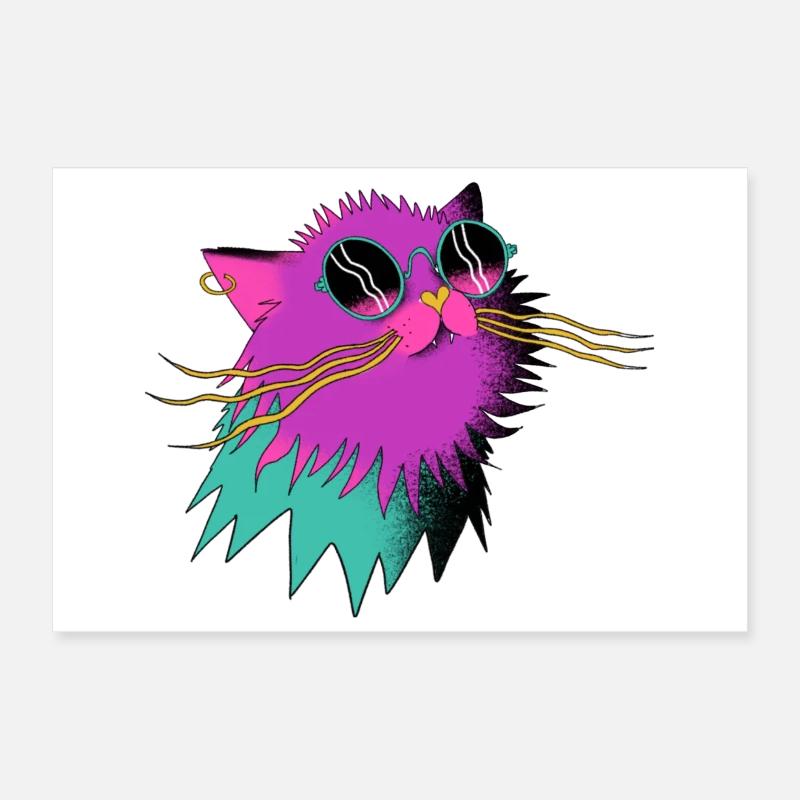 Party_Cat Poster 30x20 cm