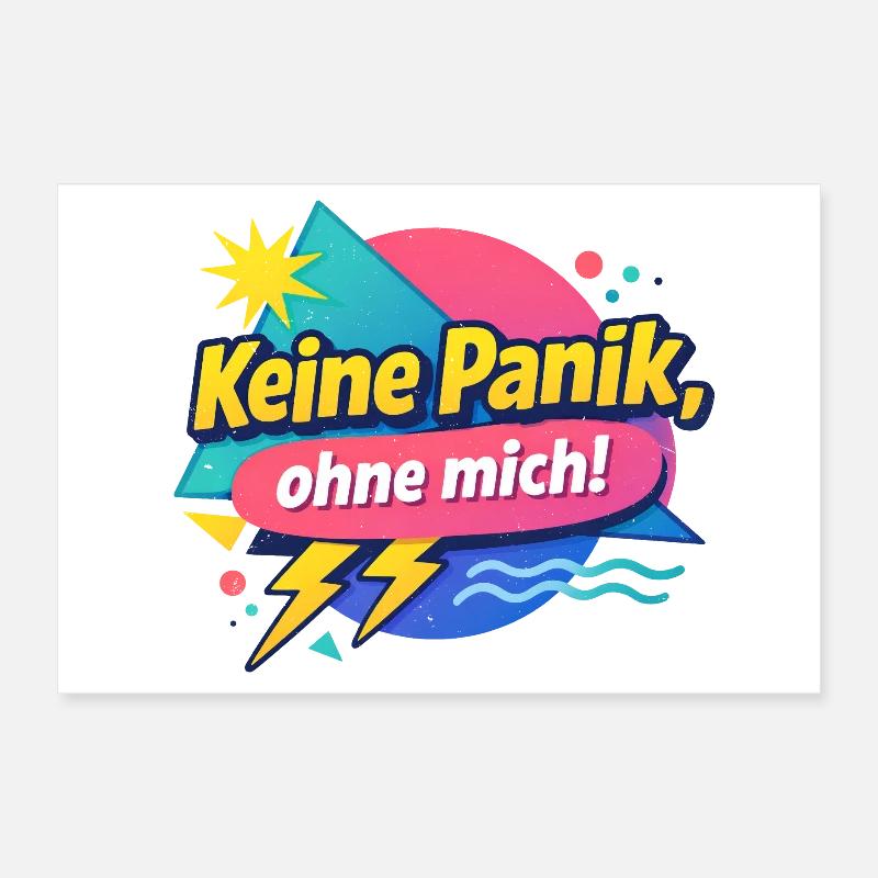Ne paniquez pas sans moi ! Poster 30 x 20 cm