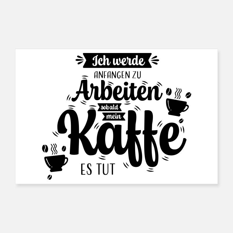 Kaffee_Spruch Poster 30x20 cm