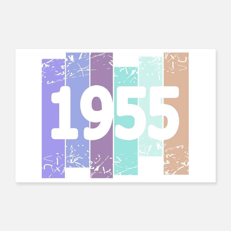 1955 Poster 12" x 8" (30x20 cm)