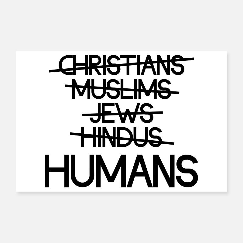 humans Poster 30x20 cm