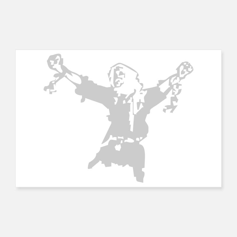 Freedom fighter Poster 12" x 8" (30x20 cm)