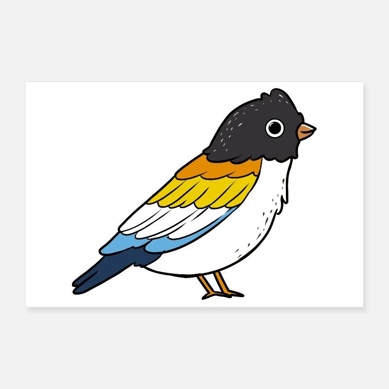 Vogel Aroace Pride Poster 30x20 cm