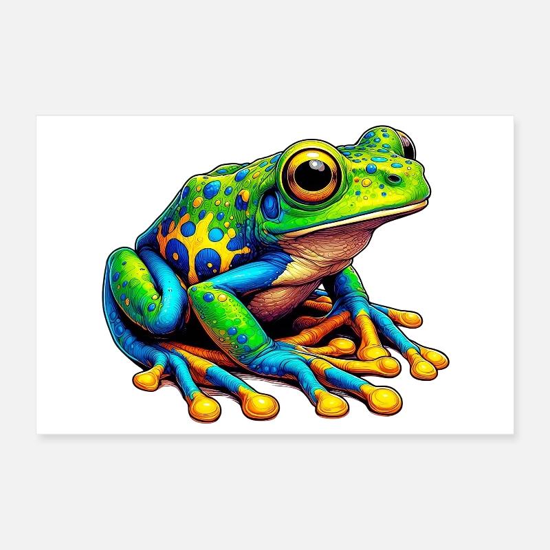 Frosch Poster 30x20 cm