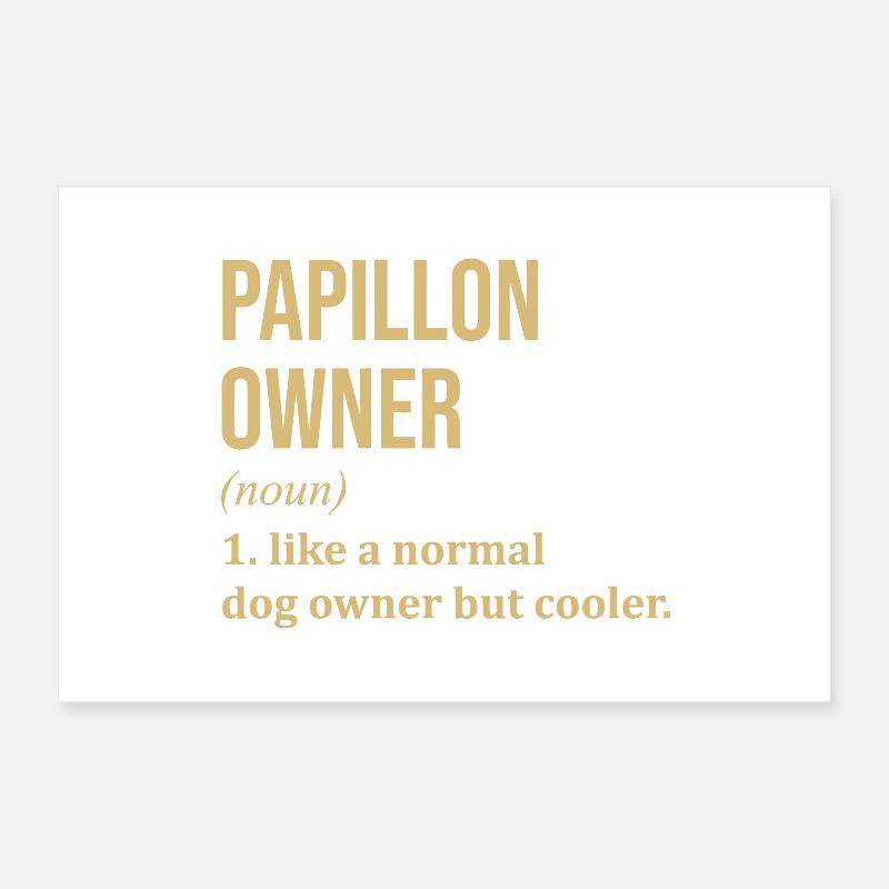 Papillon Poster 30 x 20 cm