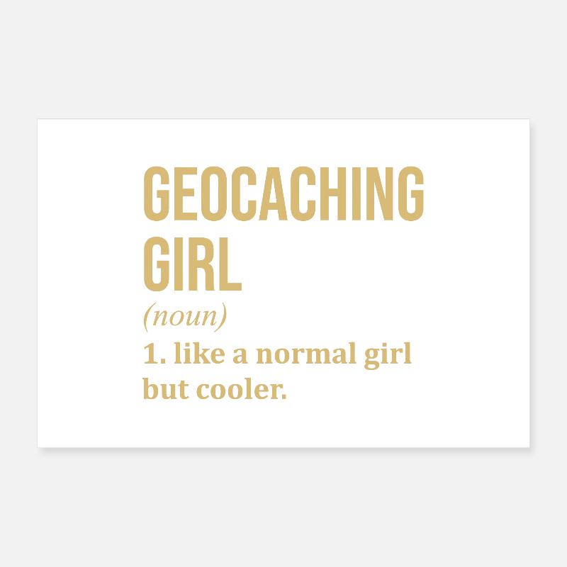 Géocaching Poster 30 x 20 cm