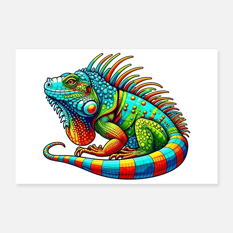 Leguan Poster 30x20 cm