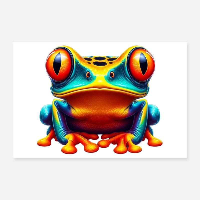 Frosch Poster 30x20 cm