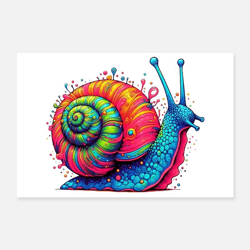 Escargot Poster 30 x 20 cm