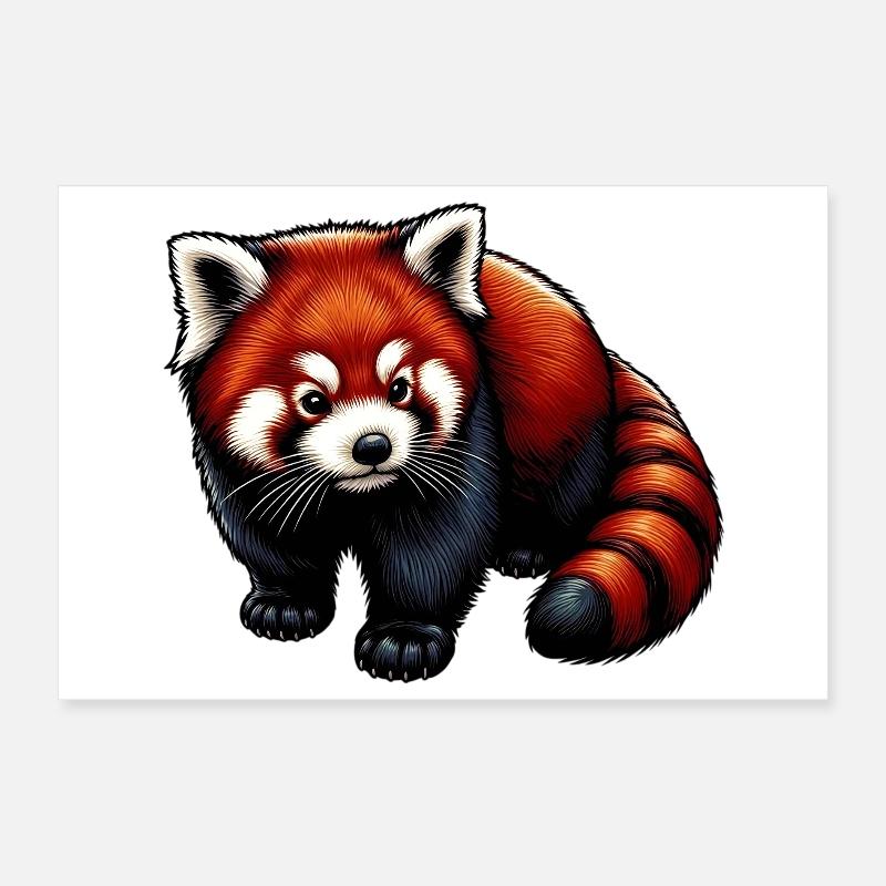 Petit panda Poster 30 x 20 cm