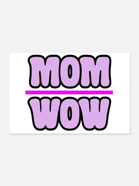 Maman - Poster 30 x 20 cm - blanc - Devant