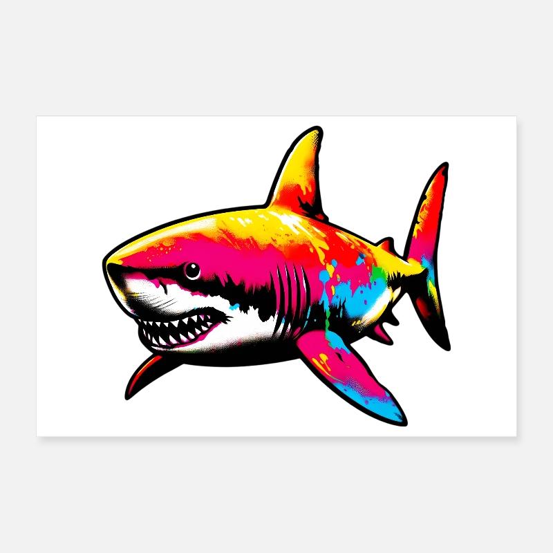 Requin Poster 30 x 20 cm