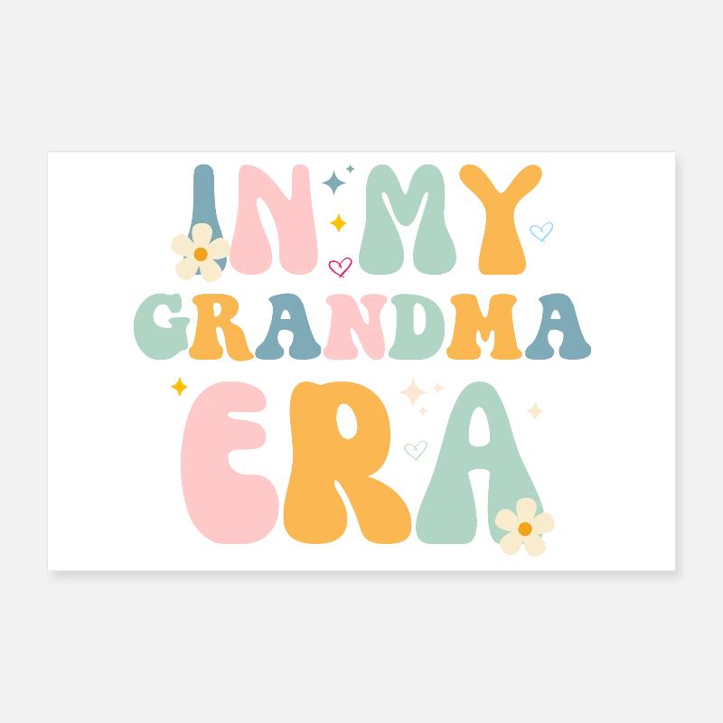 Oma Zärtlichkeit Design Poster 30x20 cm