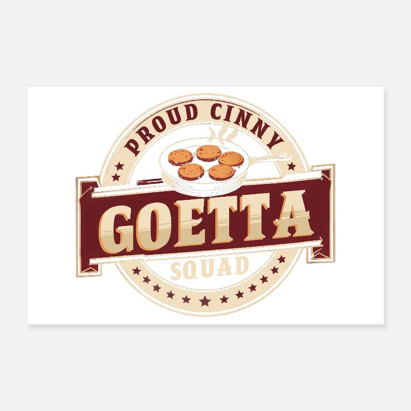 Goetta Wurst Proud Cinny Goetta Squad Poster 30x20 cm
