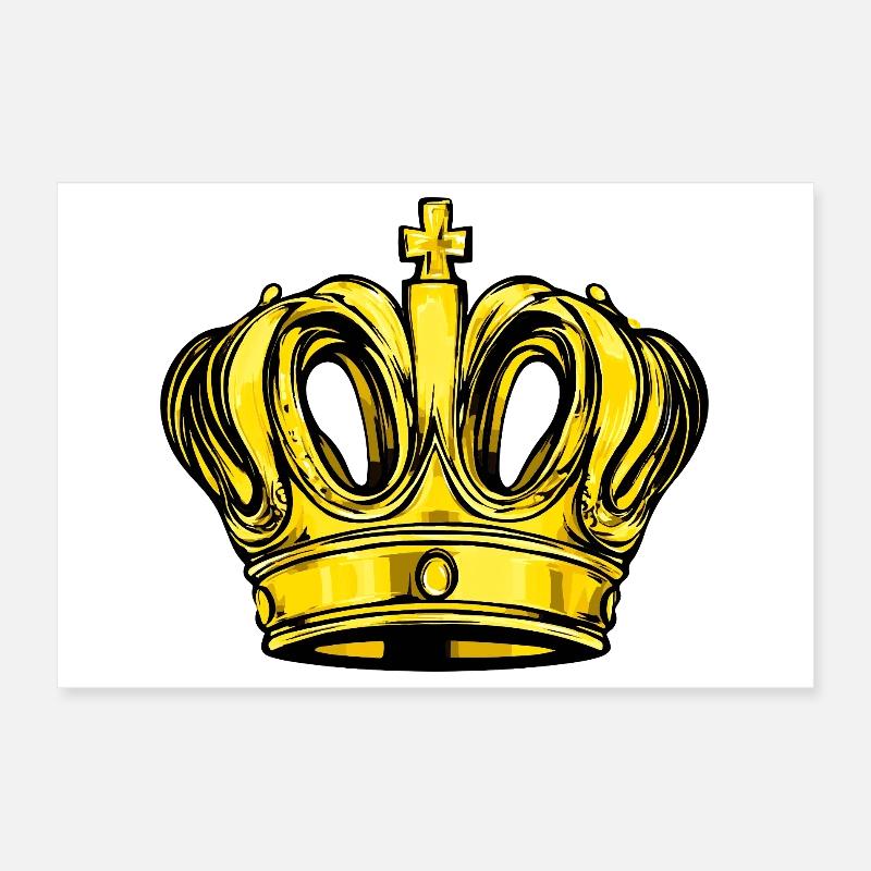 Krone Majestät Poster 30x20 cm