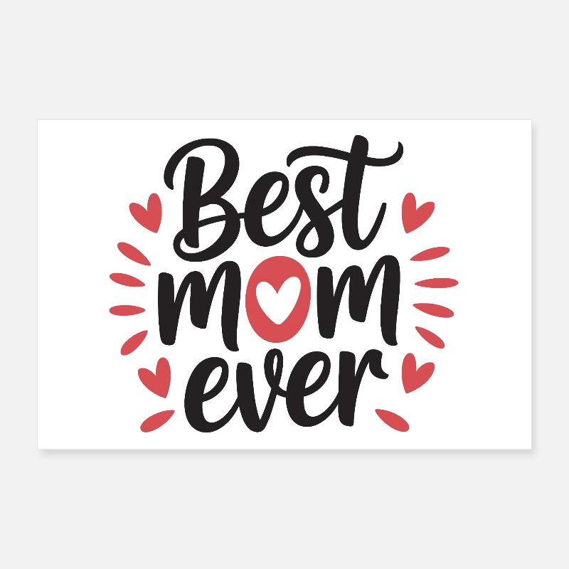 Die beste Mutter aller Zeiten Poster 30x20 cm