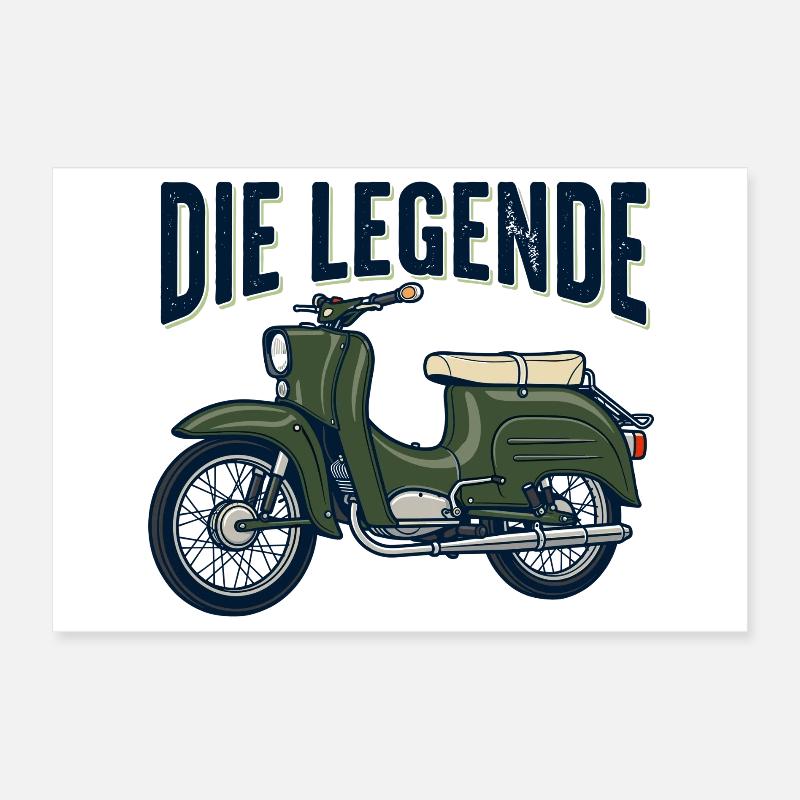 Simson Schwalbe DDR Poster 30x20 cm