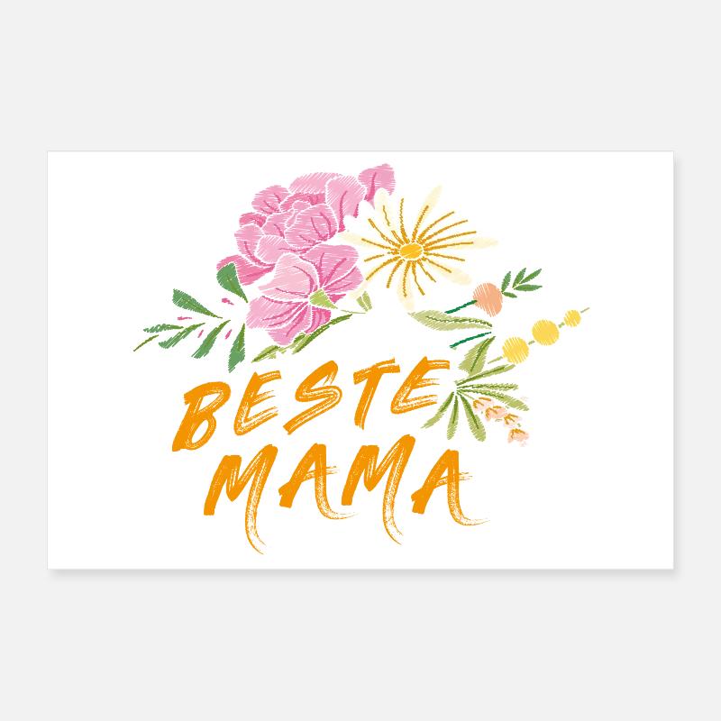 Beste Mama  Poster 30x20 cm