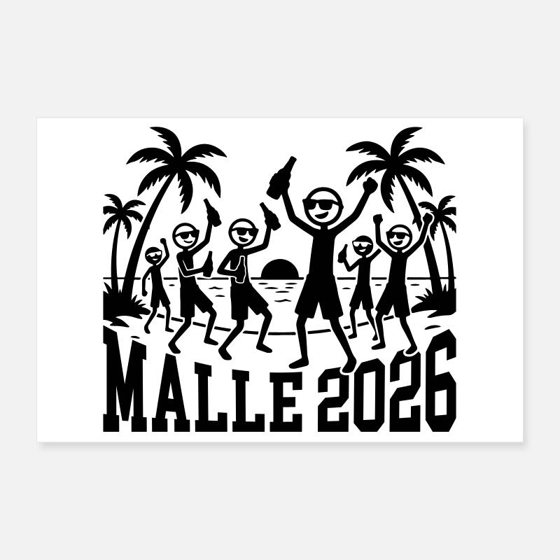 Vacances à Malle 2026 Poster 30 x 20 cm