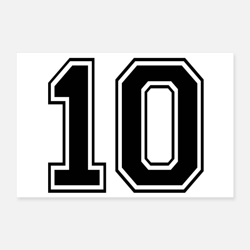 Numéro 10 Poster 30 x 20 cm