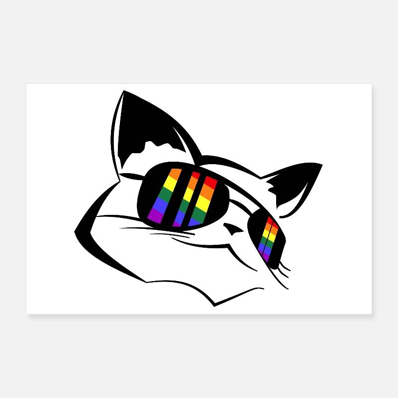 Pride Chat LGBT Poster 30 x 20 cm