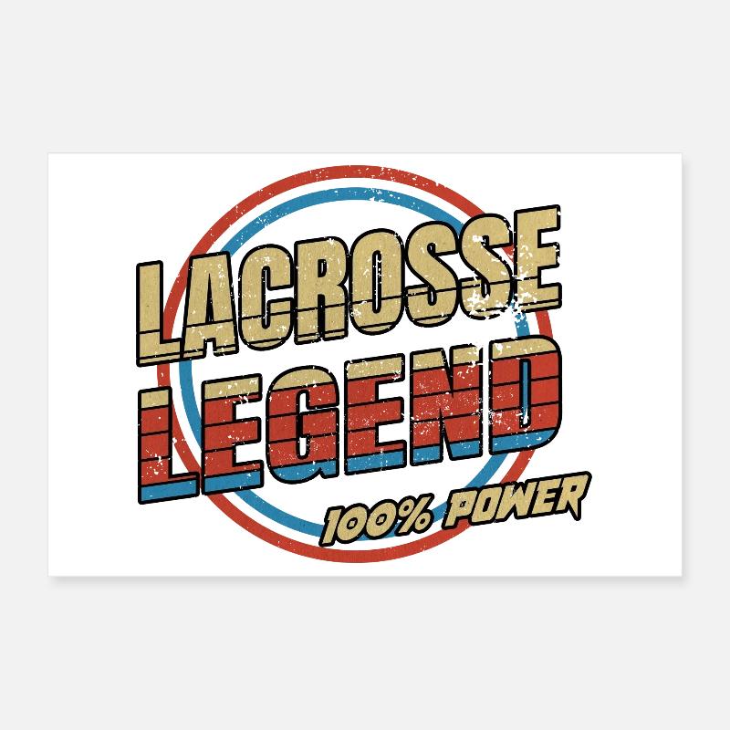 Lacrosse Legende Poster 30x20 cm