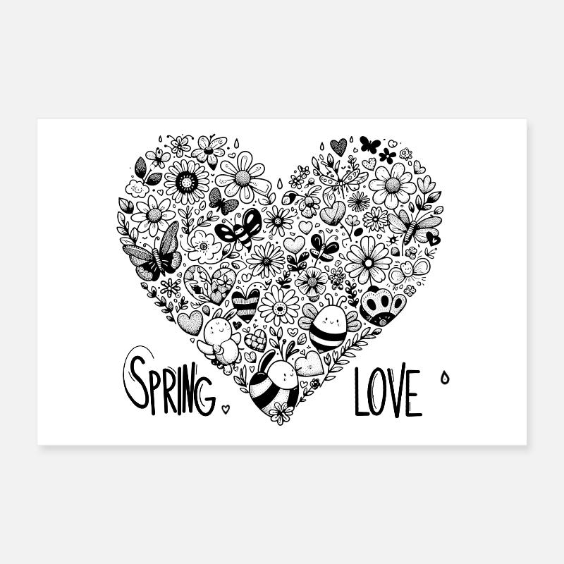 spring love Poster 30x20 cm