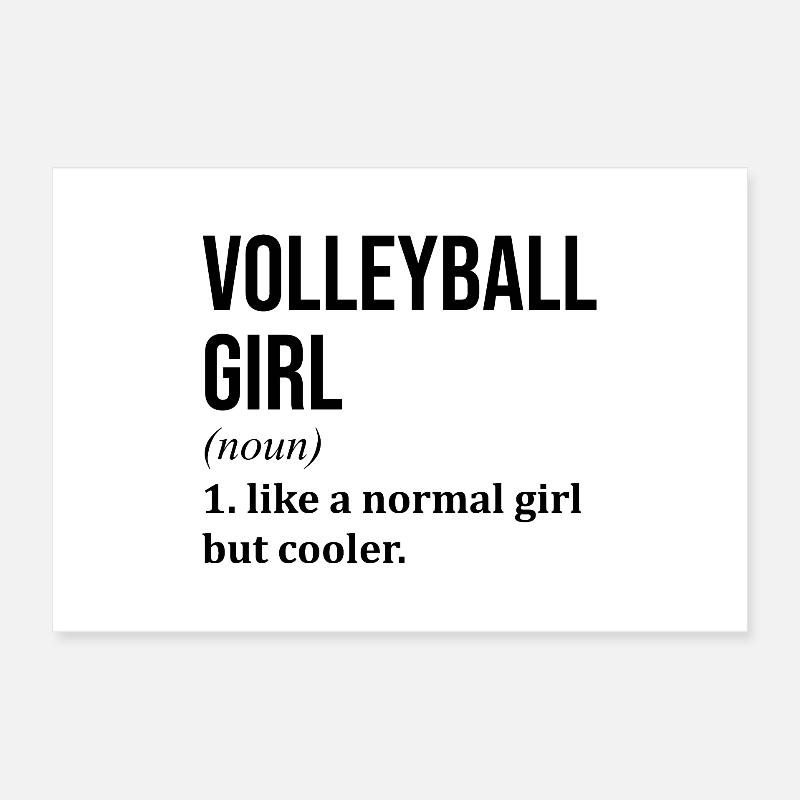 volley-ball Poster 30 x 20 cm